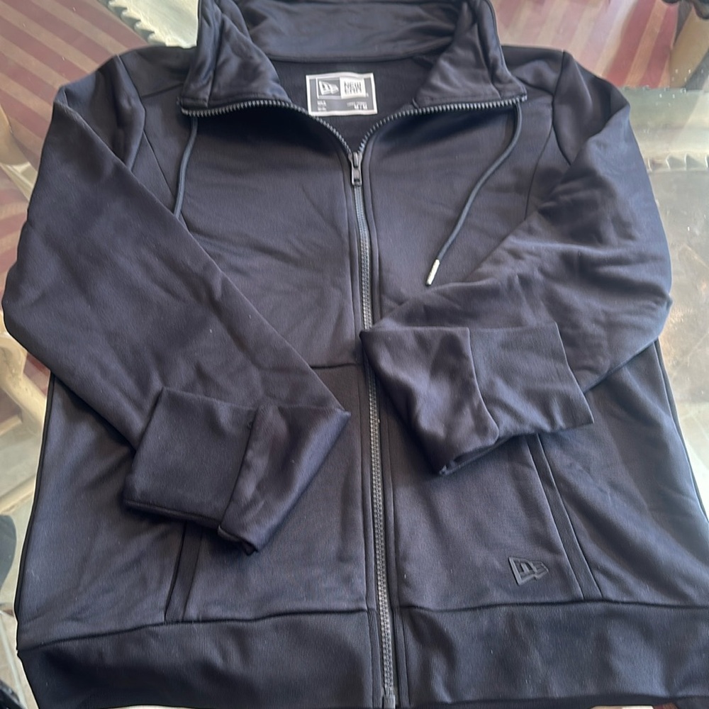 New era zip up sweater